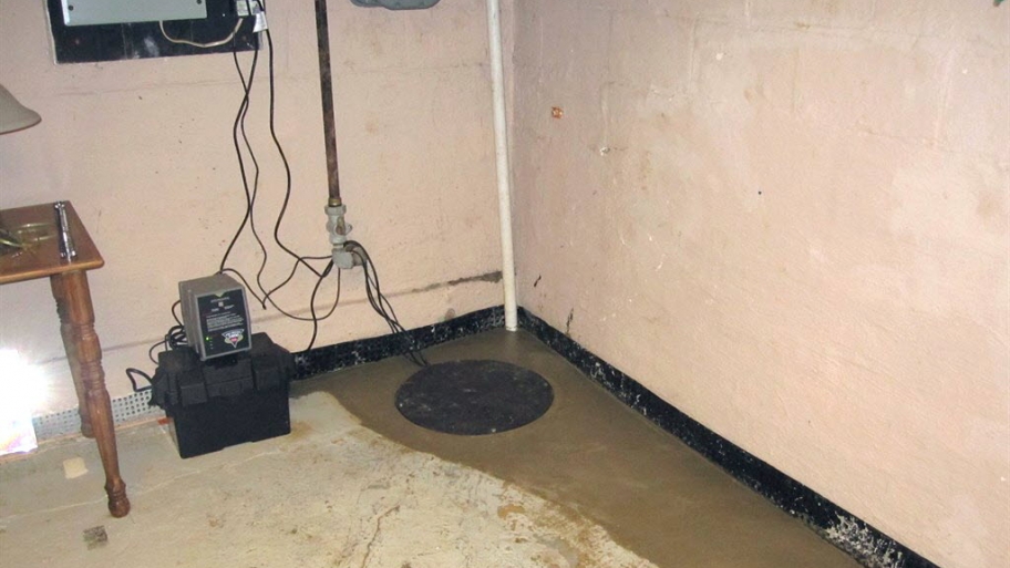 French drain in basement
